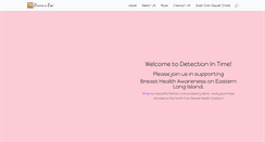 Desktop Screenshot of detectionintime.com